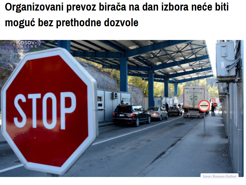 Image for Bez dovoženja birača