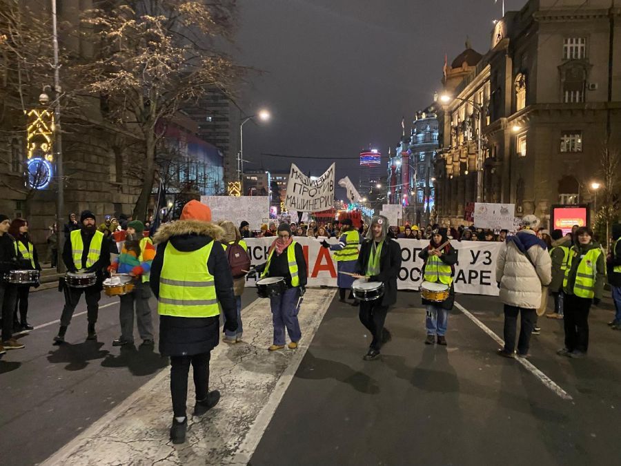Image for Policija uz kolone studenata