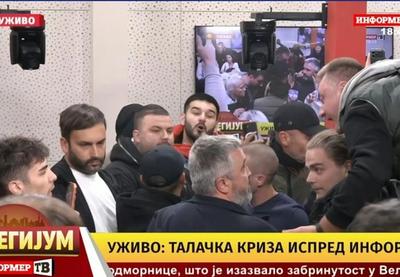Image for Dijana Hrka i grupa demonstranata upali u TV Informer