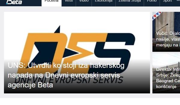 Image for Hakerski napad na Betu