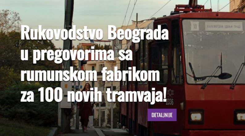 Image for Pregovori o novim tramvajima