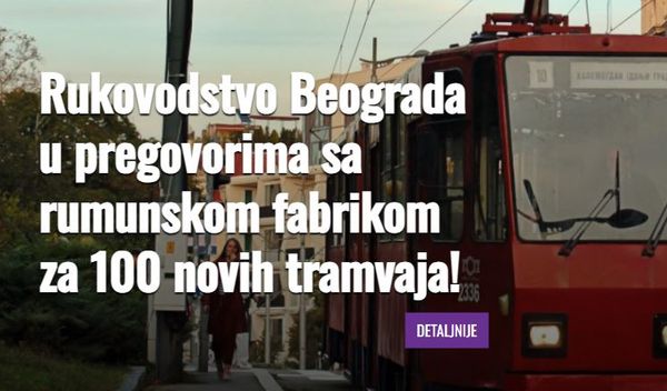 Image for Pregovori o novim tramvajima