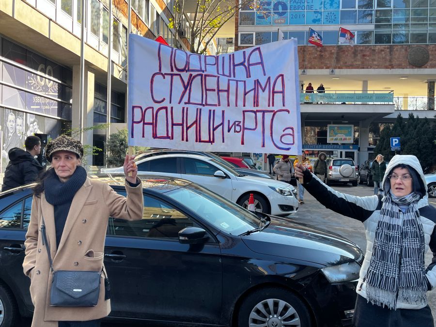 Image for Radnici RTS uz studente