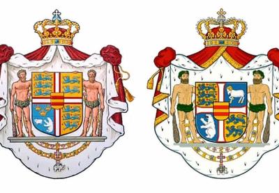 Stari i novi grb danskog kralja