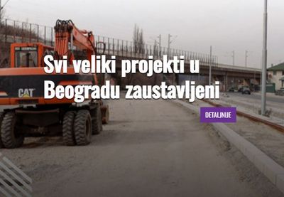 Image for Zaustavljeni svi projekti