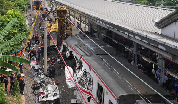 Indonezija, železnička nesreća