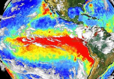 Prosečne temperature površine mora (bez polarnih oblasti) u aprilu ove godine su bile blizu istorijskih maksimuma iz prethodne godine, uz intenzivne morske toplotne talase