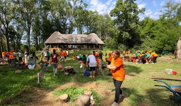 Image for Volonteri Erste banke u Srbiji u akciji očuvanja Specijalnog rezervata prirode Obedska bara