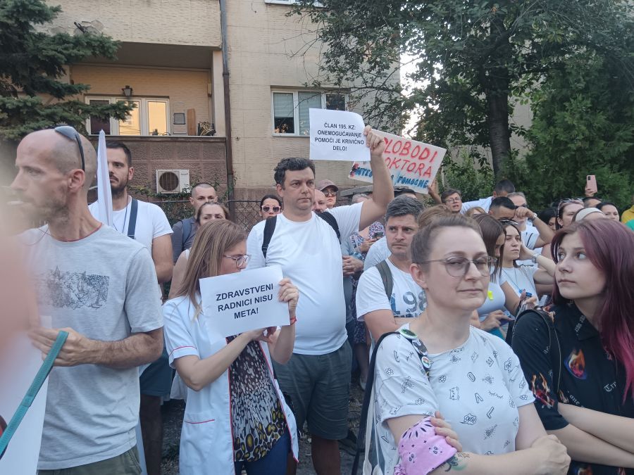 Image for Skup podrške uhapšenom lekaru