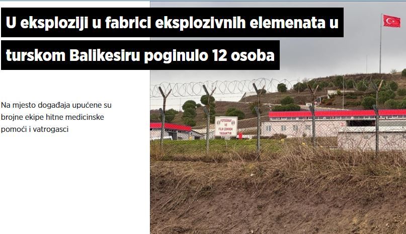 Image for U eksploziji 12 poginulih