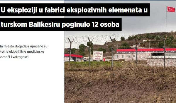 Image for U eksploziji 12 poginulih