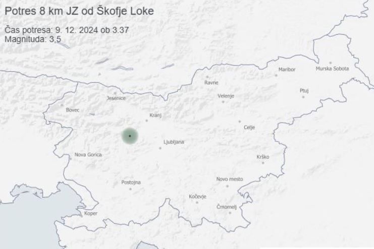 Image for Zemljotres u Sloveniji