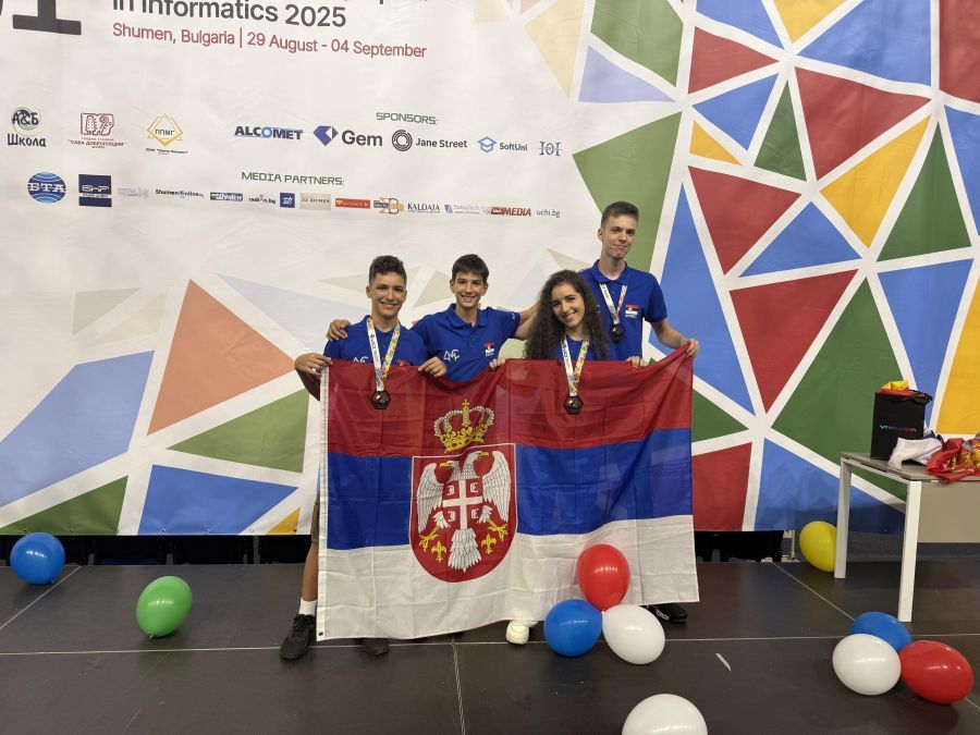 Image for Tri medalje za đake iz Srbije