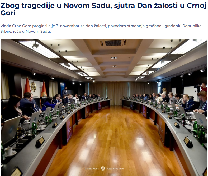 Image for Sutra Dan žalosti u Crnoj Gori