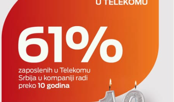 Image for Svaka svećica na torti Telekom Srbija priča posebnu priču