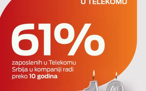 Image for Svaka svećica na torti Telekom Srbija priča posebnu priču