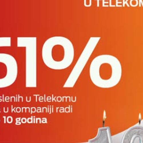 Image for Svaka svećica na torti Telekom Srbija priča posebnu priču