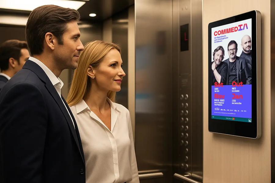 Liftmedia transforma elevadores em experiências interativas