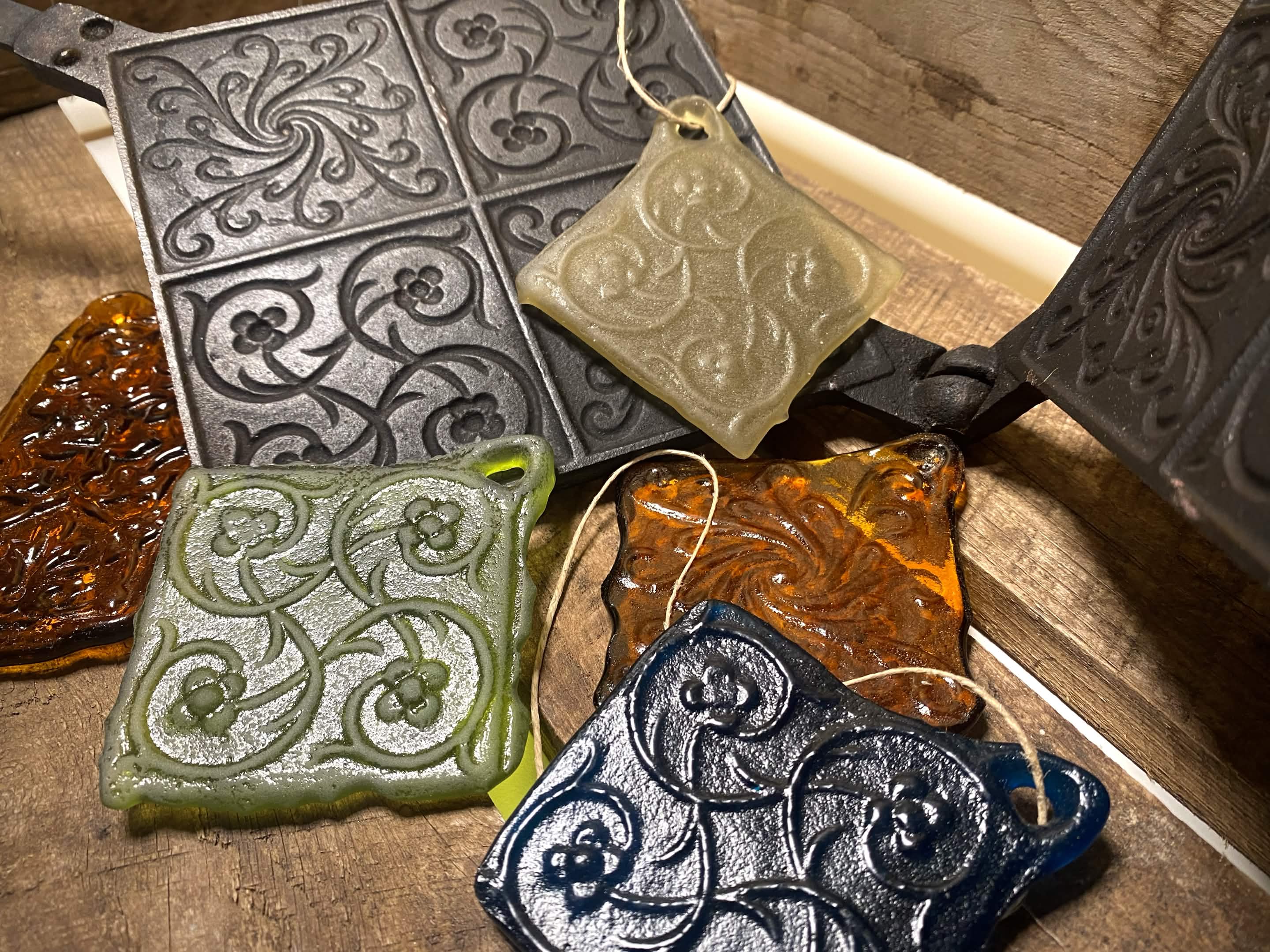Different patterned glass