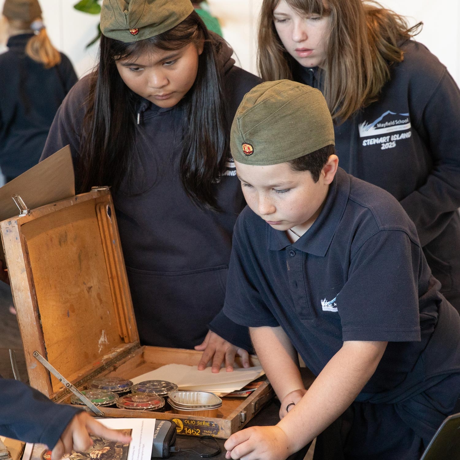 Students in a classroom session