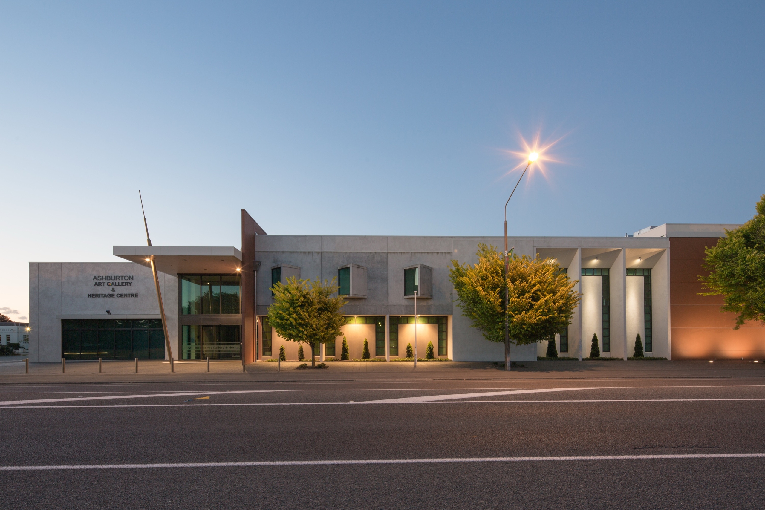 The Rokowhiria Art & Heritage building on West Street, Ashburton