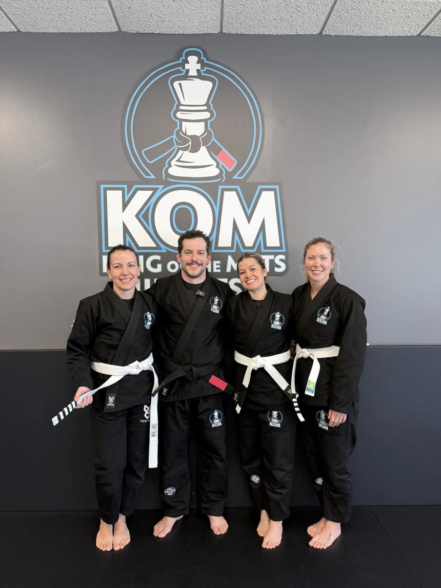 professor and 3 lady students