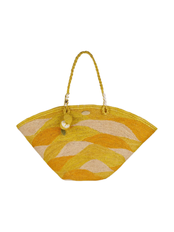 Gas Bijoux Les Salins XL Raffia Basket Bag