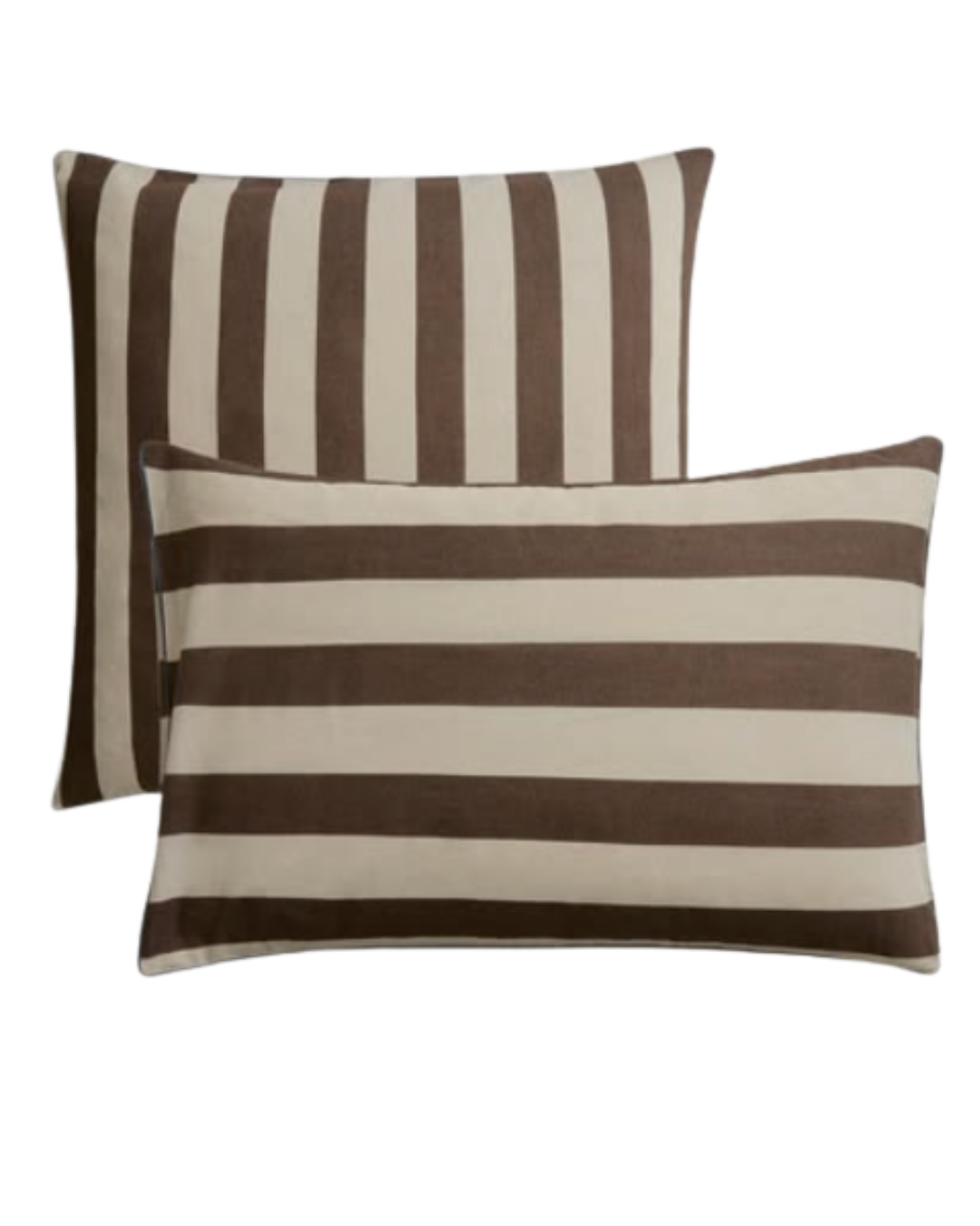 Zara Home Faded Striped Cotton Pillowcase