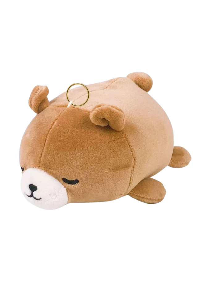 Nemu Nemu Brown Bear Cookie Keyring