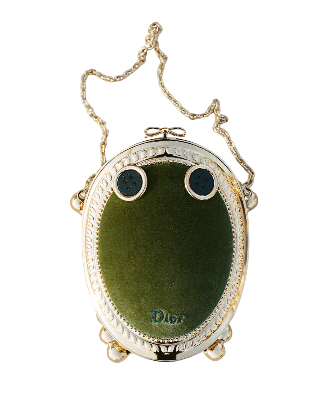 Dior Minaudière bag in frog design