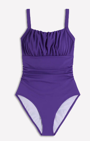 Boden Skiathos swimsuit with gathered panel