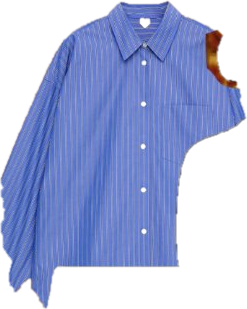 Toteme Striped poplin shirt