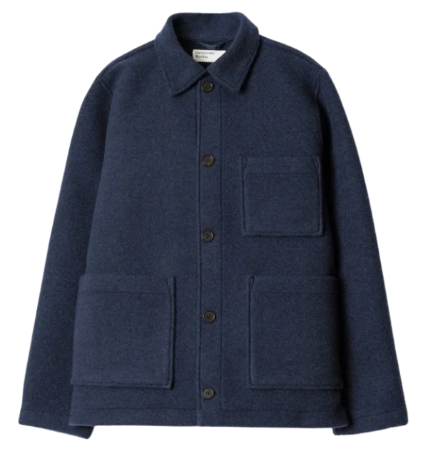 Universal Works Wool Cardigan Navy