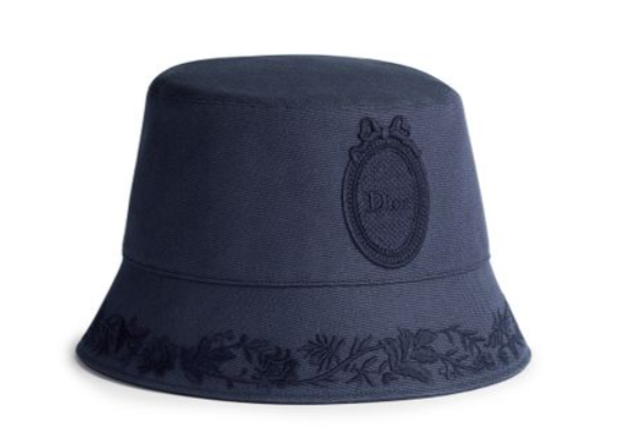 Dior Dior Medallion Teddy-D Bucket Hat with short brim