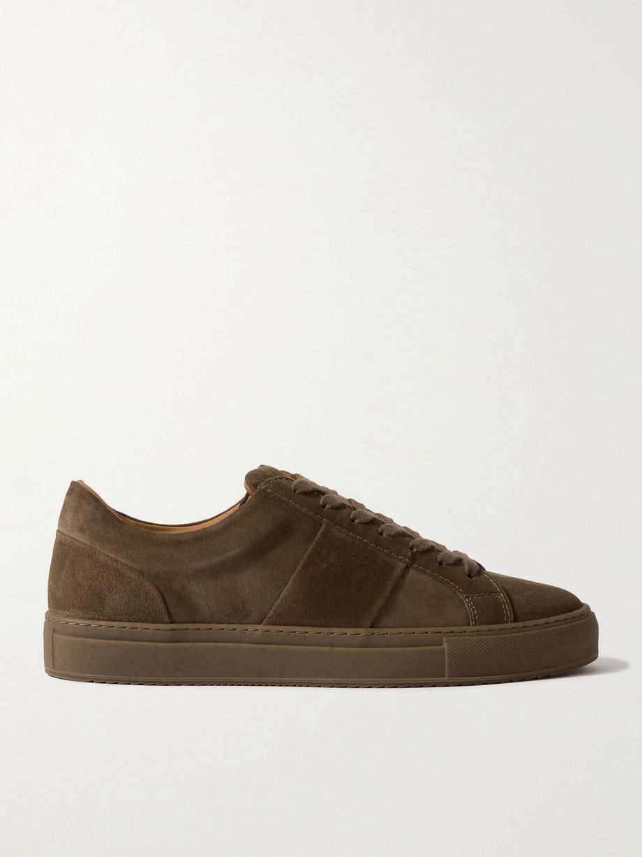 Mr P. Suede court trainer