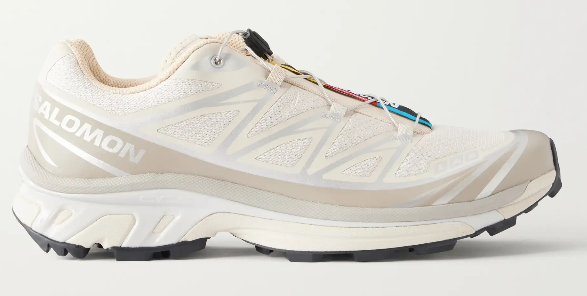 Salomon XT-6 Rubber-Trimmed Mesh Sneakers