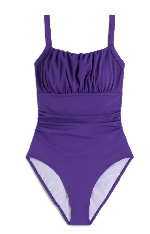 Boden Skiathos swimsuit with gathered panel