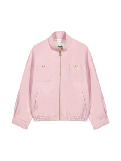 Maje Bomberjacke aus Leinen-Mix
