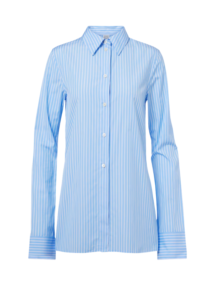 Toteme Striped poplin shirt
