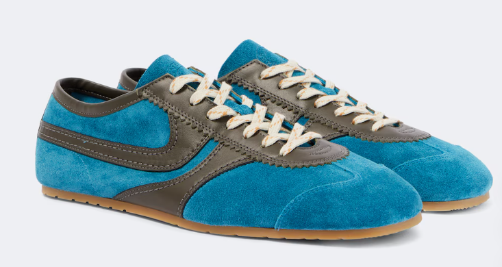 Dries Van Noten Sneakers made of suede and leather