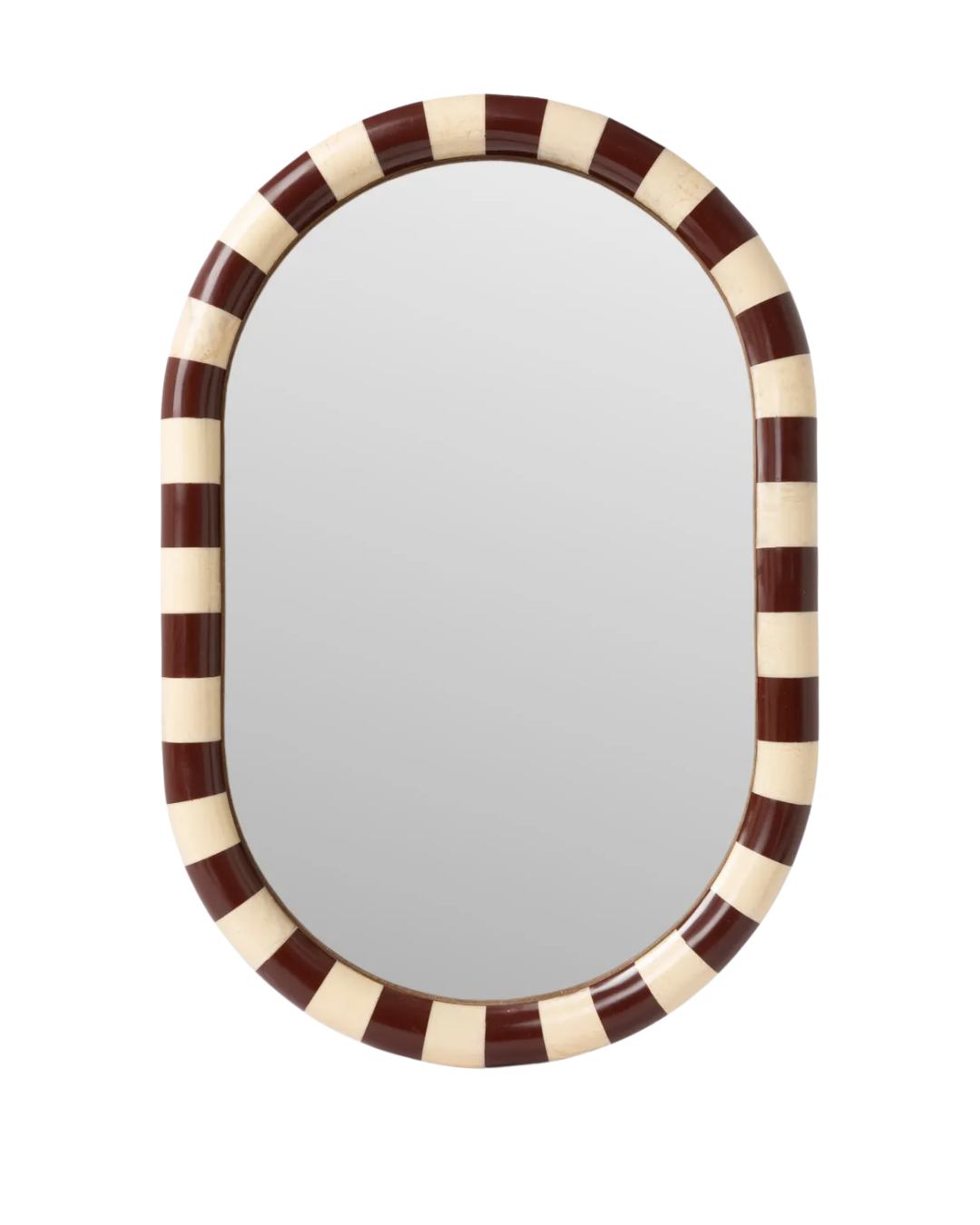 Sissy-Boy Mirror with Striped Frame