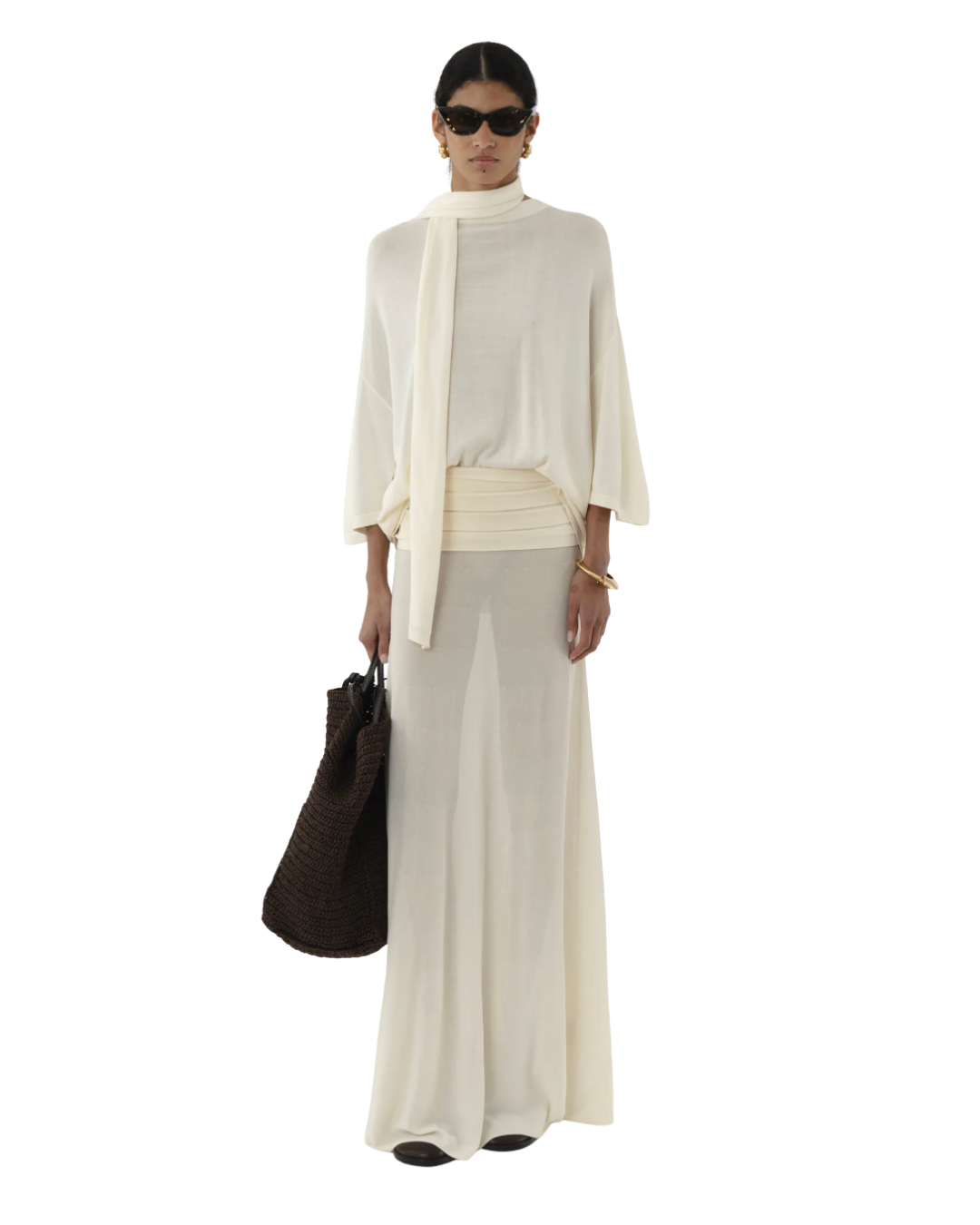 Arakii Pleated Waist Skirt