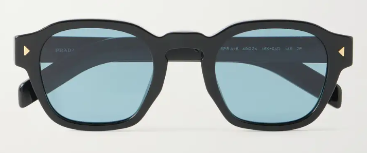 Prada Round-Frame Acetate Sunglasses