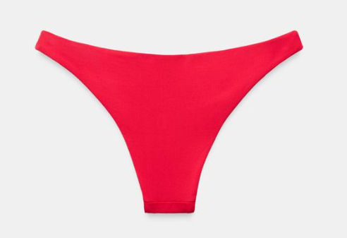 ZARA Red Bikini Bottom
