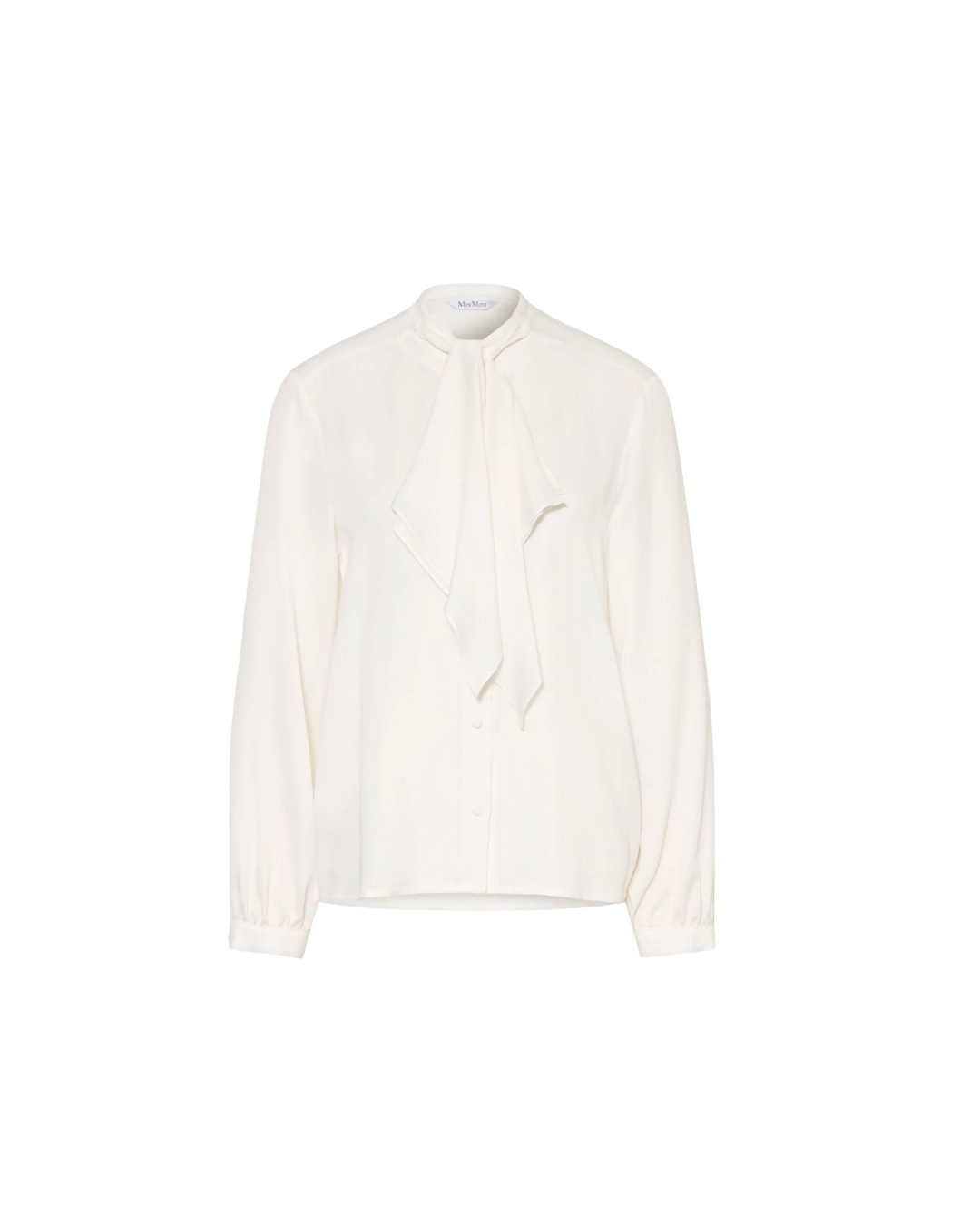 Max Mara Leccio Silk Bow Blouse