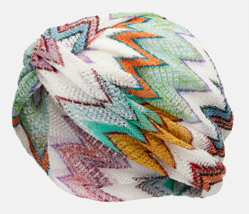 Missoni Zigzag lamé headband
