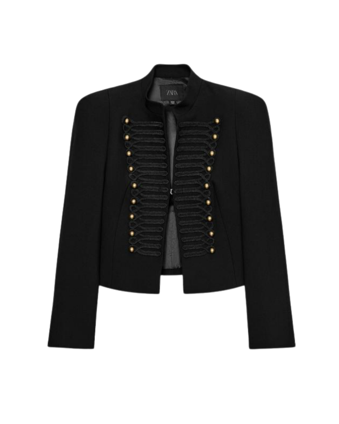 Zara Fitted blazer with shoulder pads