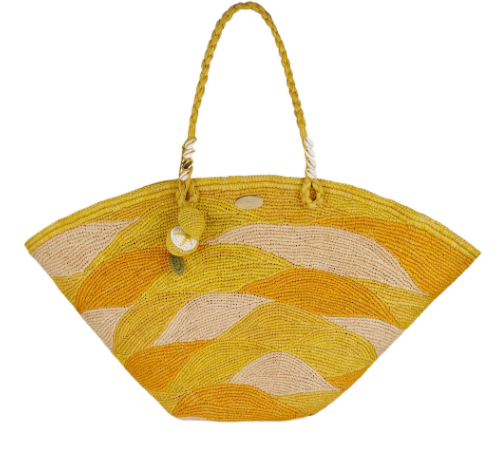 Gas Bijoux Les Salins XL Raffia Basket Bag
