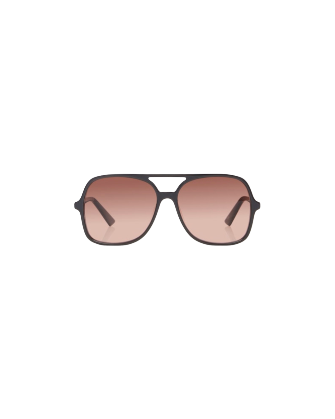 & Other Stories Oversized Aviator Sunglasses - Dark Brown