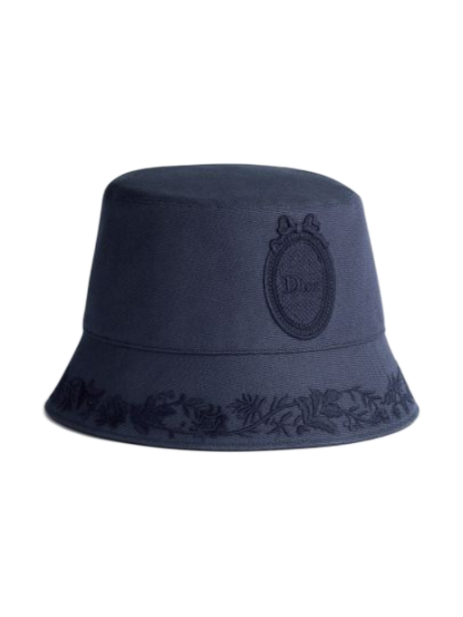 Dior Dior Medallion Teddy-D Bucket Hat with short brim